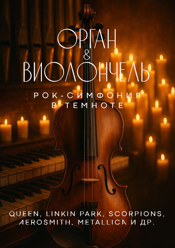 Рок-симфония в темноте «Орган & Виолончель» - Театрально-концертное агентство "Звёздный дождь"