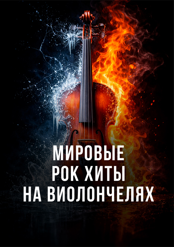 Концерт «Мировые рок-хиты на виолончелях» - Театрально-концертное агентство "Звёздный дождь"